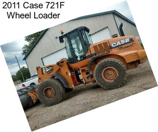 2011 Case 721F Wheel Loader