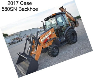 2017 Case 580SN Backhoe