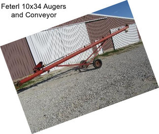 Feterl 10x34 Augers and Conveyor