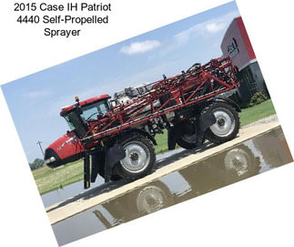 2015 Case IH Patriot 4440 Self-Propelled Sprayer