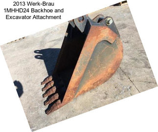 2013 Werk-Brau 1MHHD24 Backhoe and Excavator Attachment