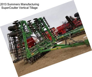 2013 Summers Manufacturing SuperCoulter Vertical Tillage