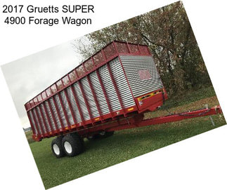 2017 Gruetts SUPER 4900 Forage Wagon