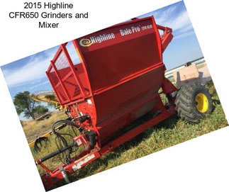 2015 Highline CFR650 Grinders and Mixer