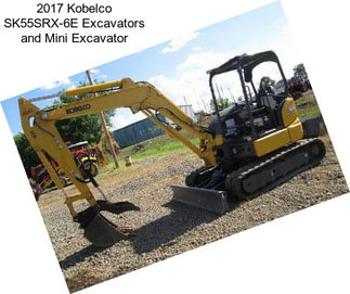 2017 Kobelco SK55SRX-6E Excavators and Mini Excavator