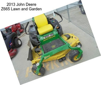 2013 John Deere Z665 Lawn and Garden