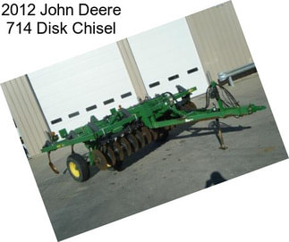 2012 John Deere 714 Disk Chisel