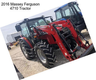 2016 Massey Ferguson 4710 Tractor