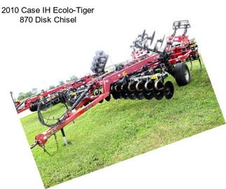 2010 Case IH Ecolo-Tiger 870 Disk Chisel