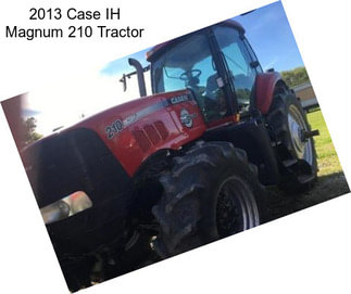 2013 Case IH Magnum 210 Tractor