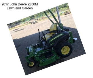 2017 John Deere Z930M Lawn and Garden