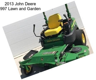 2013 John Deere 997 Lawn and Garden