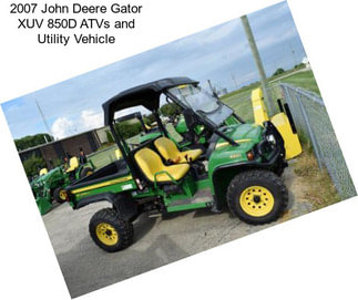 2007 John Deere Gator XUV 850D ATVs and Utility Vehicle