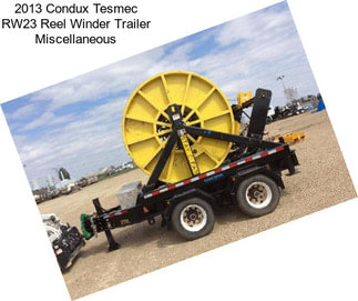 2013 Condux Tesmec RW23 Reel Winder Trailer Miscellaneous