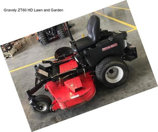 Gravely ZT60 HD Lawn and Garden