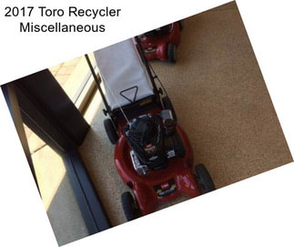 2017 Toro Recycler Miscellaneous