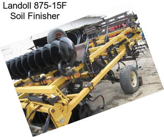 Landoll 875-15F Soil Finisher