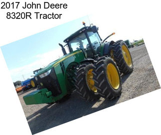 2017 John Deere 8320R Tractor