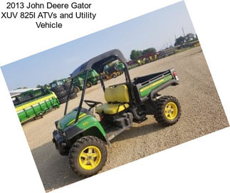 2013 John Deere Gator XUV 825I ATVs and Utility Vehicle