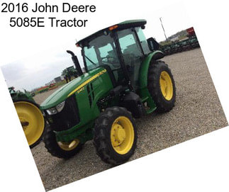 2016 John Deere 5085E Tractor