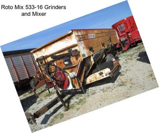 Roto Mix 533-16 Grinders and Mixer