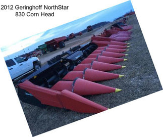 2012 Geringhoff NorthStar 830 Corn Head