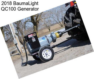 2018 BaumaLight QC100 Generator