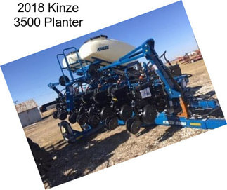 2018 Kinze 3500 Planter