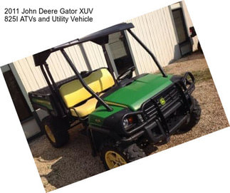 2011 John Deere Gator XUV 825I ATVs and Utility Vehicle