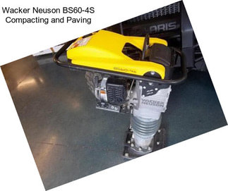 Wacker Neuson BS60-4S Compacting and Paving