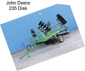 John Deere 235 Disk