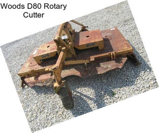 Woods D80 Rotary Cutter