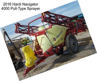 2016 Hardi Navigator 4000 Pull-Type Sprayer