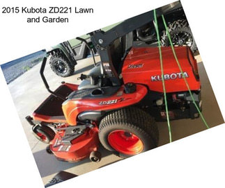 2015 Kubota ZD221 Lawn and Garden