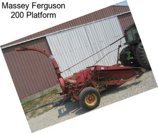 Massey Ferguson 200 Platform