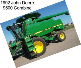 1992 John Deere 9500 Combine