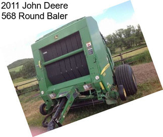 2011 John Deere 568 Round Baler