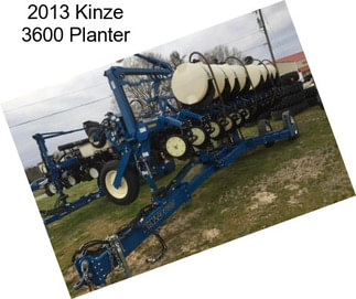 2013 Kinze 3600 Planter