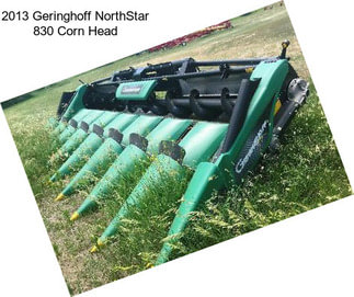 2013 Geringhoff NorthStar 830 Corn Head