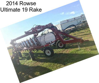 2014 Rowse Ultimate 19 Rake