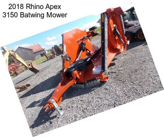 2018 Rhino Apex 3150 Batwing Mower