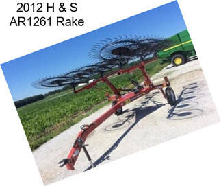 2012 H & S AR1261 Rake