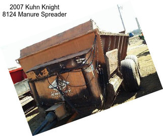 2007 Kuhn Knight 8124 Manure Spreader