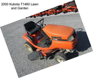 2000 Kubota T1460 Lawn and Garden
