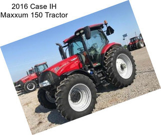 2016 Case IH Maxxum 150 Tractor