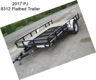 2017 PJ 8312 Flatbed Trailer