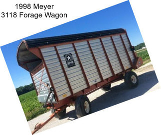 1998 Meyer 3118 Forage Wagon