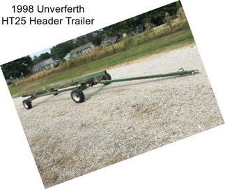 1998 Unverferth HT25 Header Trailer