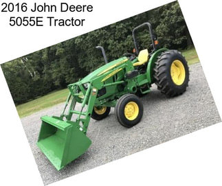 2016 John Deere 5055E Tractor