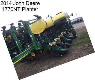 2014 John Deere 1770NT Planter